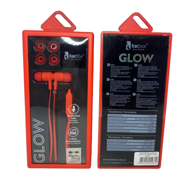 Auricular Manos Libres 3.5mm Glow Foxbox