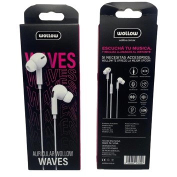 Auricular Manos Libres 3.5mm Wollow