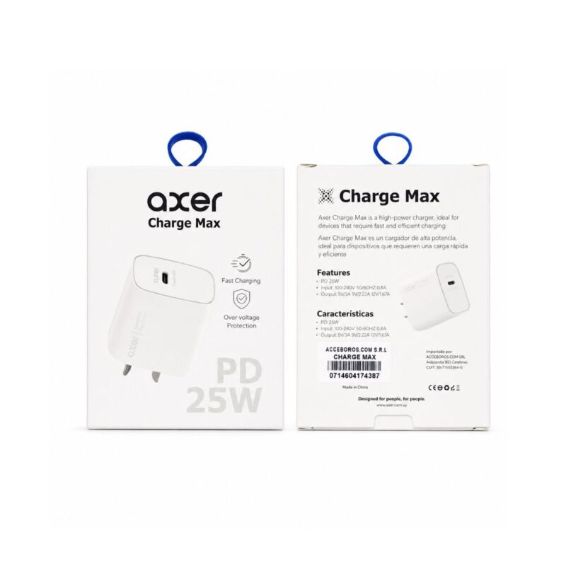 Fuente Axer Charge Max 25W PD