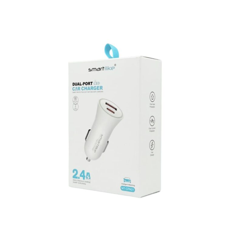 Cargador Auto 12V Smartilike 2.4A PD + USB MT-CPA01
