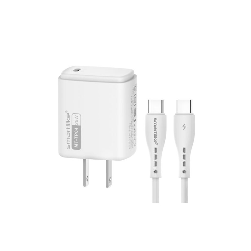 Cargador Smartilike 25W PD C/cable C a C MT-TP04