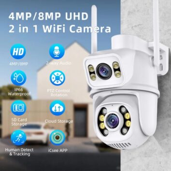 CÁMARA IP WIFI 4MP / 8MP IBEK IB-A28
