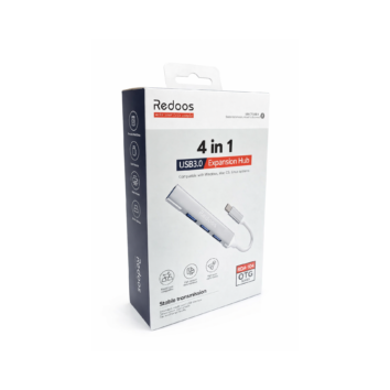 Hub USB-C Redoos 4 en 1 USB 3.0 OTG RDA104