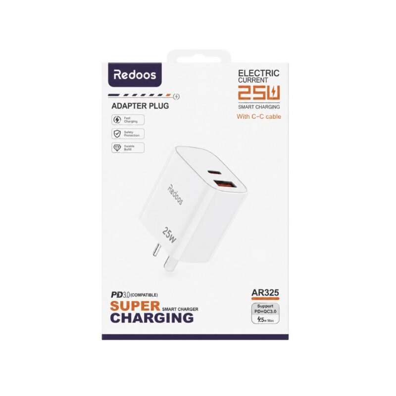 Cargador Redoos 25W A+C Tipo c a Tipo C AR325