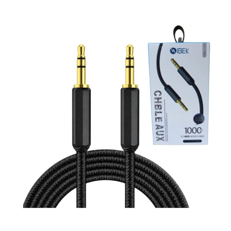 CABLE AUXILIAR IBEK 3.5AUX AUX-01